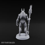 Duty Beyond the Afterlife Gnoll Armoured Jackal Guard with Staff B