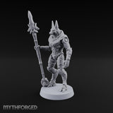 Duty Beyond the Afterlife Gnoll Armoured Jackal Guard with Staff B