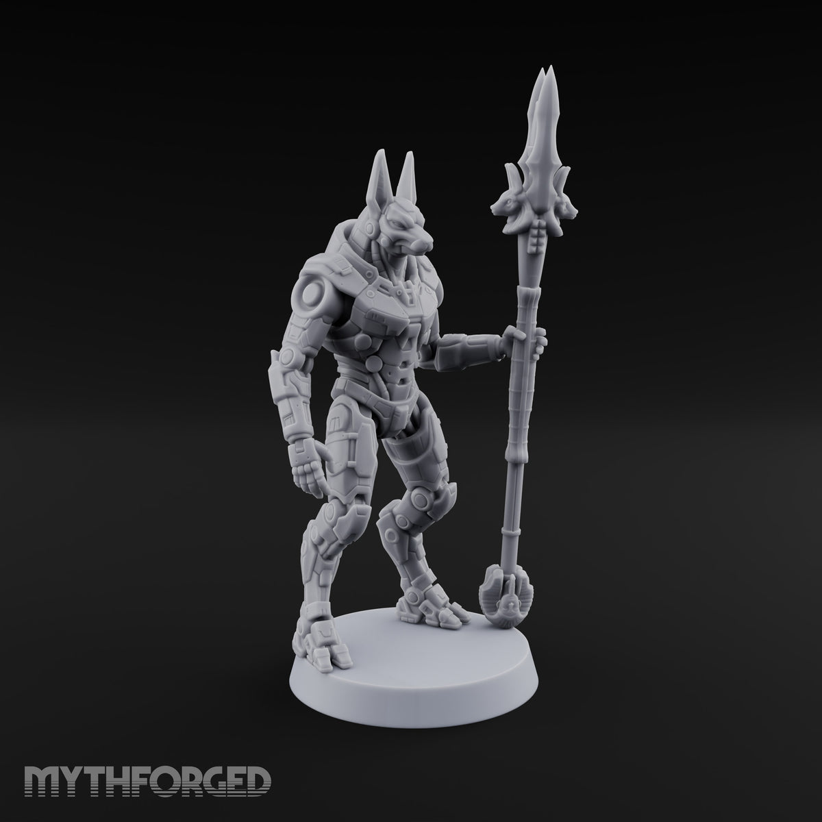 Duty Beyond the Afterlife Gnoll Armoured Jackal Guards with Staves — C