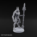 Duty Beyond the Afterlife Gnoll Armoured Jackal Guards with Staves — C