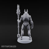 Duty Beyond the Afterlife Gnoll Armoured Jackal Guard with Staff C