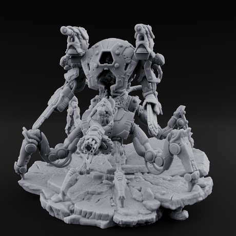 Oozing Through The Cracks Corrupted Necrolinked Mech Miniature for Dungeons and Dragons, Pathfinder or other TTRPGs