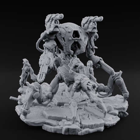 Oozing Through The Cracks Corrupted Necrolinked Mech Miniature for Dungeons and Dragons, Pathfinder or other TTRPGs