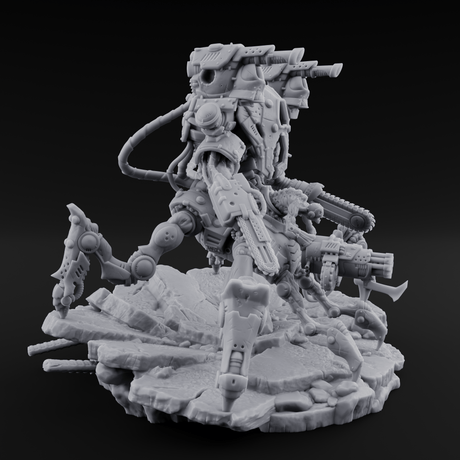 Oozing Through The Cracks Corrupted Necrolinked Mech Miniature for Dungeons and Dragons, Pathfinder or other TTRPGs