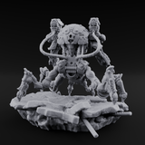 Oozing Through The Cracks Corrupted Necrolinked Mech Miniature for Dungeons and Dragons, Pathfinder or other TTRPGs