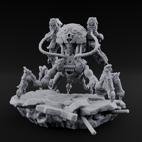 Oozing Through The Cracks Corrupted Necrolinked Mech Miniature for Dungeons and Dragons, Pathfinder or other TTRPGs