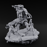 Oozing Through The Cracks Corrupted Necrolinked Mech Miniature for Dungeons and Dragons, Pathfinder or other TTRPGs