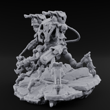 Oozing Through The Cracks Corrupted Necrolinked Mech Miniature for Dungeons and Dragons, Pathfinder or other TTRPGs