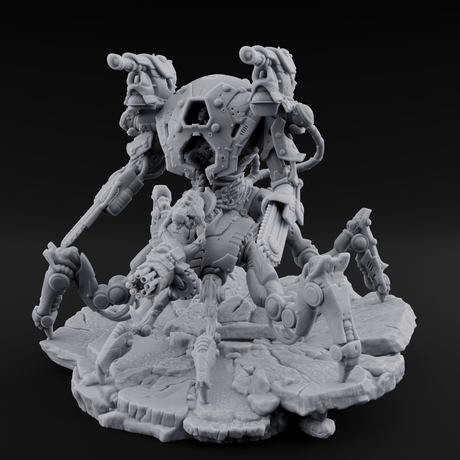 Oozing Through The Cracks Corrupted Necrolinked Mech Miniature for Dungeons and Dragons, Pathfinder or other TTRPGs