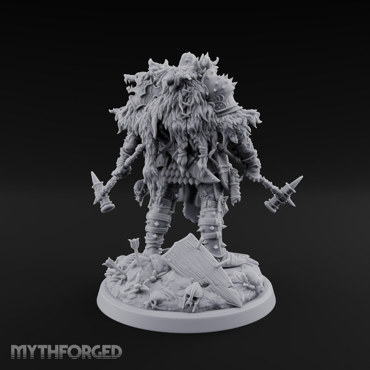 The Chains Toll Twice Human Twin-Flail Warlord