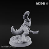 Scrapping And Clawing Kobold Warrior A Miniature for Dungeons and Dragons, Pathfinder or other TTRPGs