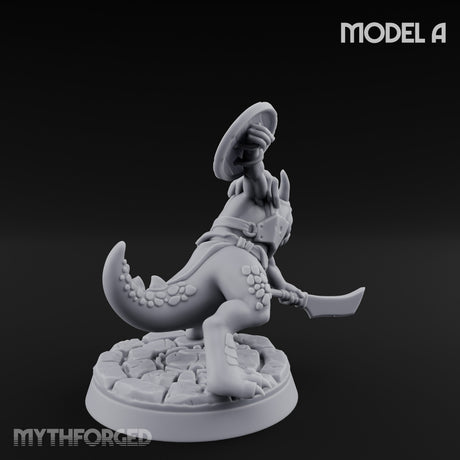Scrapping And Clawing Kobold Warrior A Miniature for Dungeons and Dragons, Pathfinder or other TTRPGs