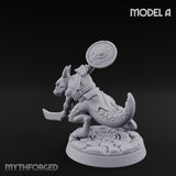 Scrapping And Clawing Kobold Warrior A Miniature for Dungeons and Dragons, Pathfinder or other TTRPGs