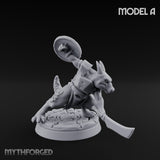 Scrapping And Clawing Kobold Warrior A Miniature for Dungeons and Dragons, Pathfinder or other TTRPGs