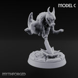 Scrapping And Clawing Kobold Warrior C Miniature for Dungeons and Dragons, Pathfinder or other TTRPGs