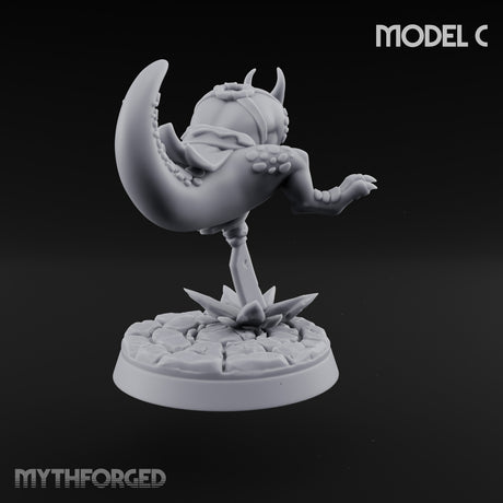 Scrapping And Clawing Kobold Warrior C Miniature for Dungeons and Dragons, Pathfinder or other TTRPGs