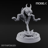 Scrapping And Clawing Kobold Warrior C Miniature for Dungeons and Dragons, Pathfinder or other TTRPGs