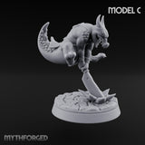 Scrapping And Clawing Kobold Warriors Miniature for Dungeons and Dragons, Pathfinder or other TTRPGs