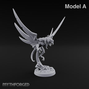 Shrieks Over Broken Shrine Gargoyle Winged Predator A