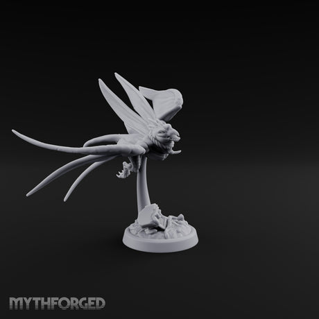 Shrieks Over Broken Shrine Gargoyle Winged Predators — C