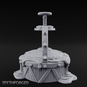 Screw-Press Slime-Dripping Body Smasher Press Miniature for Dungeons and Dragons, Pathfinder or other TTRPGs