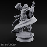 Scroll Brandishing Leonin Sorcerer Miniature for Dungeons and Dragons, Pathfinder or other TTRPGs