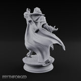 Scroll Brandishing Leonin Sorcerer Miniature for Dungeons and Dragons, Pathfinder or other TTRPGs