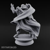 Scroll Brandishing Leonin Sorcerer Miniature for Dungeons and Dragons, Pathfinder or other TTRPGs