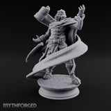 Scroll Brandishing Leonin Sorcerer Miniature for Dungeons and Dragons, Pathfinder or other TTRPGs