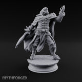 Scroll Brandishing Leonin Sorcerer Miniature for Dungeons and Dragons, Pathfinder or other TTRPGs
