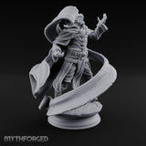 Scroll Brandishing Leonin Sorcerer Miniature for Dungeons and Dragons, Pathfinder or other TTRPGs