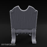 Scroll-Crested Claw-Footed Noble Captain's Throne Chair gallery 5