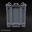 Scroll-Crowned Filigree-Framed Noble Wardrobe Miniature for Dungeons and Dragons, Pathfinder or other TTRPGs