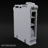 Scroll-Crowned Filigree-Framed Noble Wardrobe Miniature for Dungeons and Dragons, Pathfinder or other TTRPGs