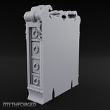 Scroll-Crowned Filigree-Framed Noble Wardrobe Miniature for Dungeons and Dragons, Pathfinder or other TTRPGs