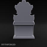 Scroll-Framed Potion-Scattered Noble Vanity Dresser Miniature for Dungeons and Dragons, Pathfinder or other TTRPGs