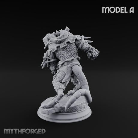 Scurrying Blade Wielding Ratfolk Warrior A Miniature for Dungeons and Dragons, Pathfinder or other TTRPGs
