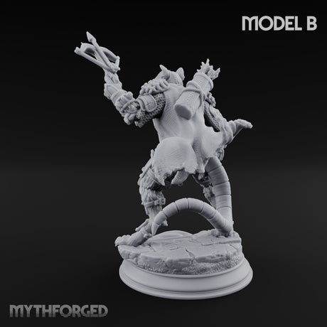 Scurrying Blade Wielding Ratfolk Warrior B Miniature for Dungeons and Dragons, Pathfinder or other TTRPGs