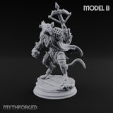 Scurrying Blade Wielding Ratfolk Warrior B Miniature for Dungeons and Dragons, Pathfinder or other TTRPGs
