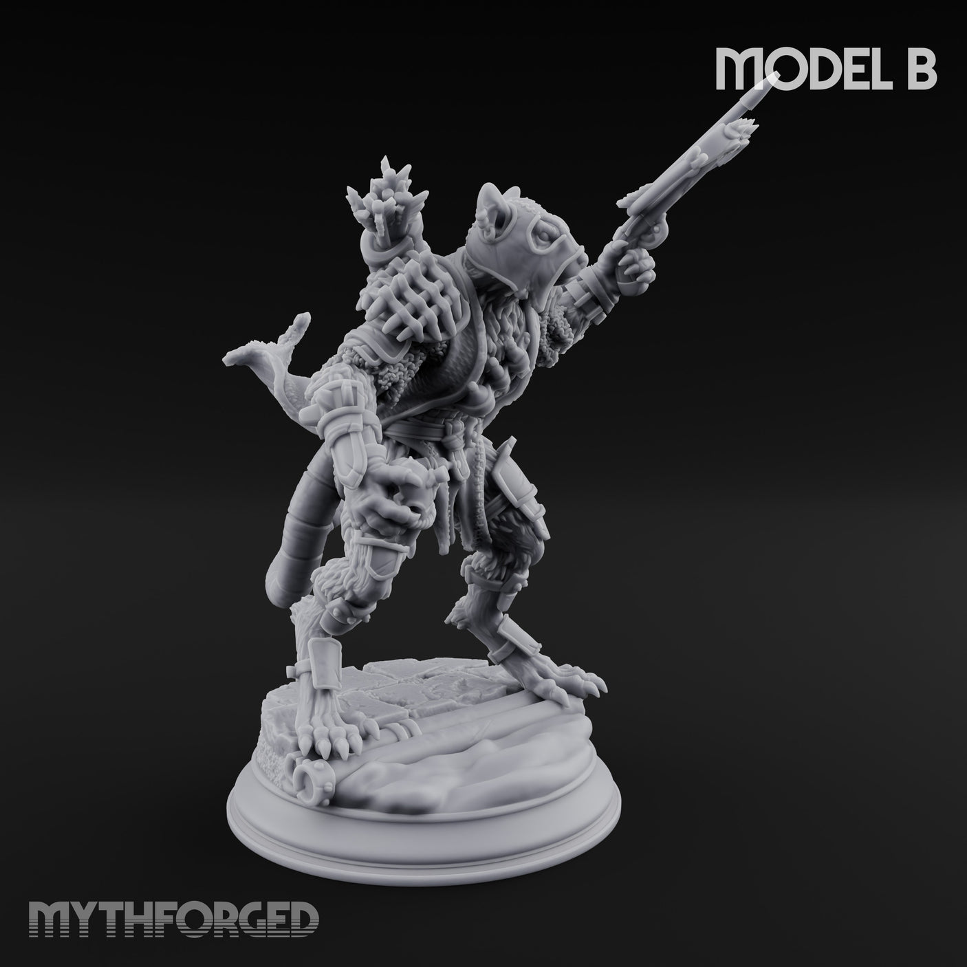 Scurrying Blade Wielding Ratfolk Warriors — B gallery 2