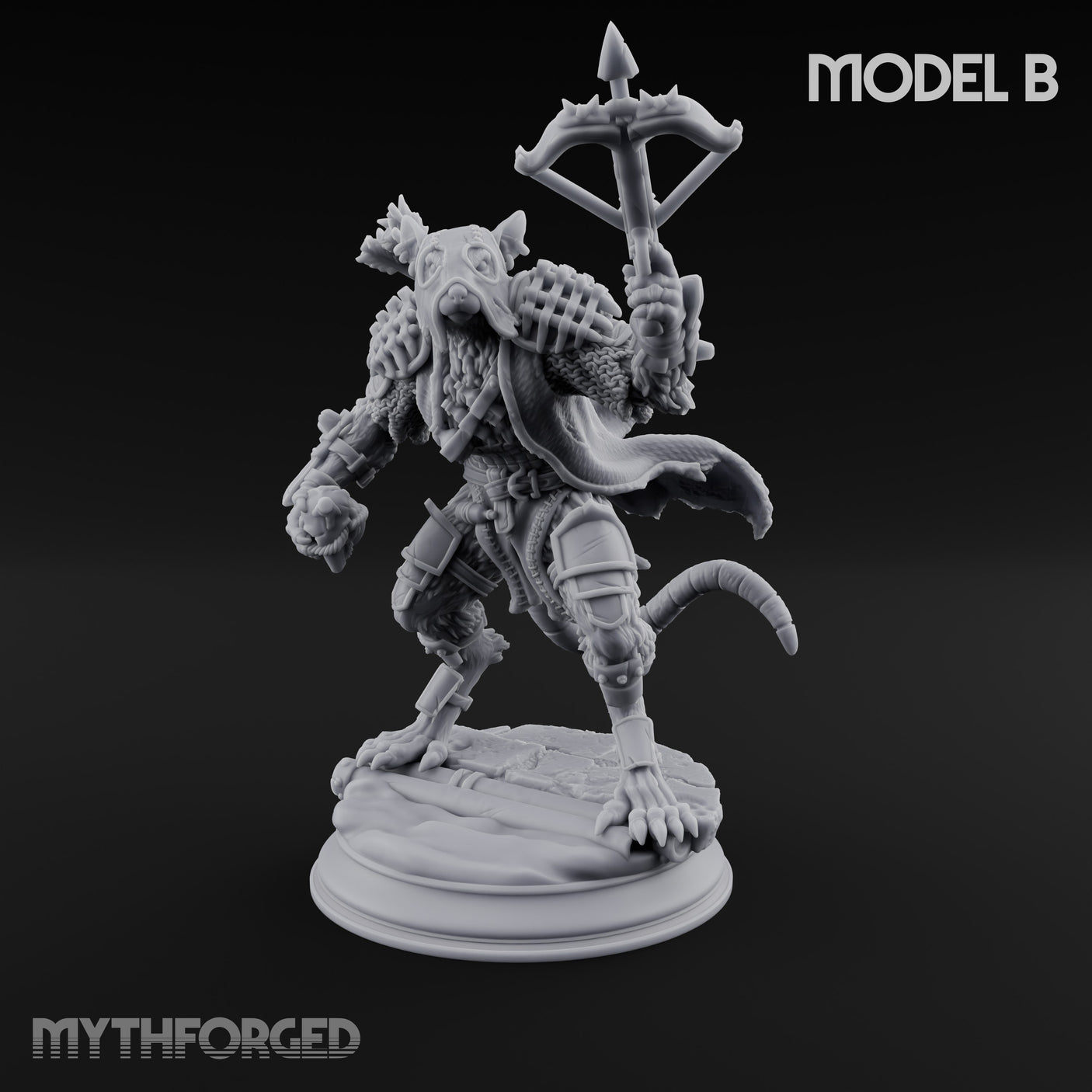 Scurrying Blade Wielding Ratfolk Warriors — B