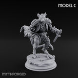 Scurrying Blade Wielding Ratfolk Warriors — C
