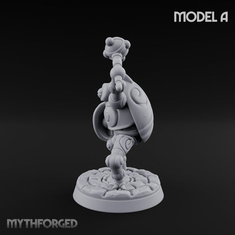 Scuttling And Scrapping Construct Grunt A Miniature for Dungeons and Dragons, Pathfinder or other TTRPGs