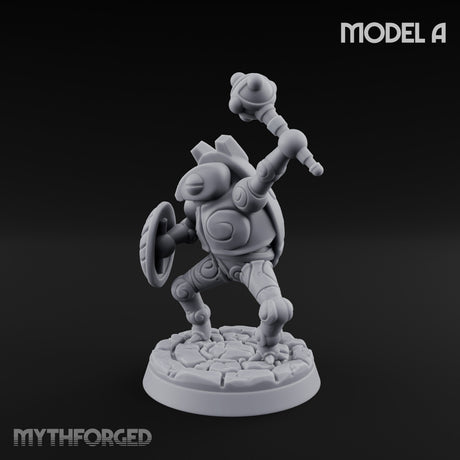 Scuttling And Scrapping Construct Grunt A Miniature for Dungeons and Dragons, Pathfinder or other TTRPGs