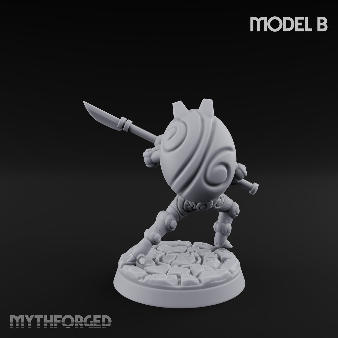 Scuttling And Scrapping Construct Grunt B Miniature for Dungeons and Dragons, Pathfinder or other TTRPGs