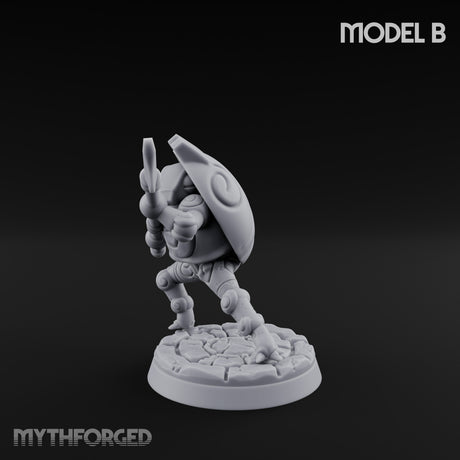 Scuttling And Scrapping Construct Grunt B Miniature for Dungeons and Dragons, Pathfinder or other TTRPGs