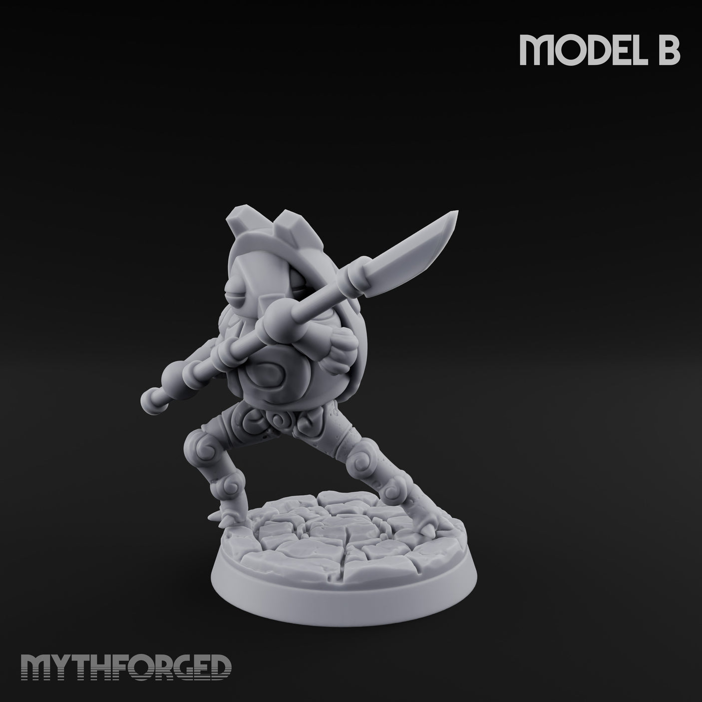 Scuttling And Scrapping Construct Grunt B Miniature for Dungeons and Dragons, Pathfinder or other TTRPGs
