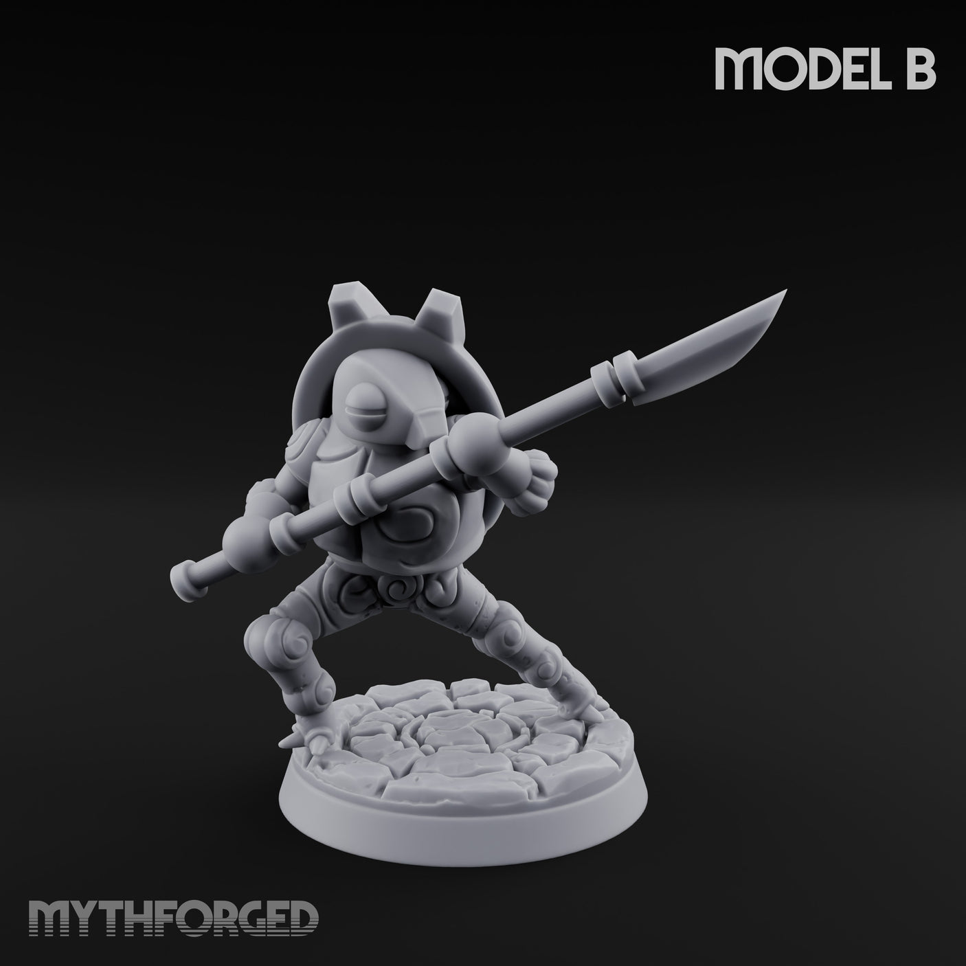 Scuttling And Scrapping Construct Grunt B Miniature for Dungeons and Dragons, Pathfinder or other TTRPGs
