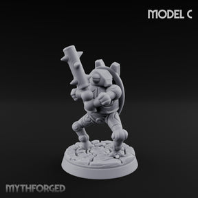 Scuttling And Scrapping Construct Grunt C Miniature for Dungeons and Dragons, Pathfinder or other TTRPGs