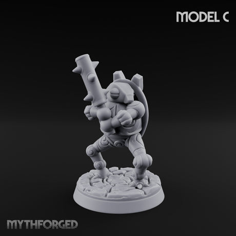 Scuttling And Scrapping Construct Grunt C Miniature for Dungeons and Dragons, Pathfinder or other TTRPGs
